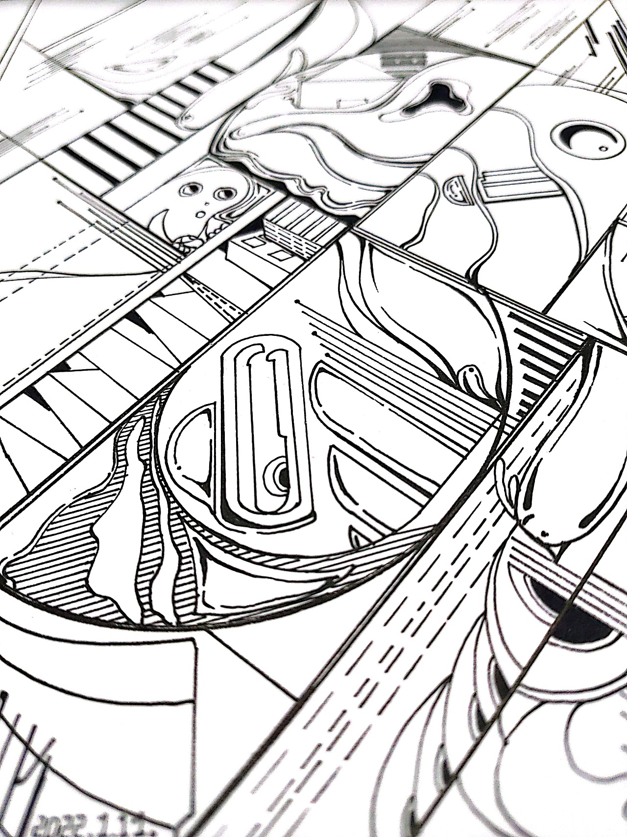 手绘线稿/考研视觉传达设计/构成设计|平面|其他平面|汪元磊 - 原创