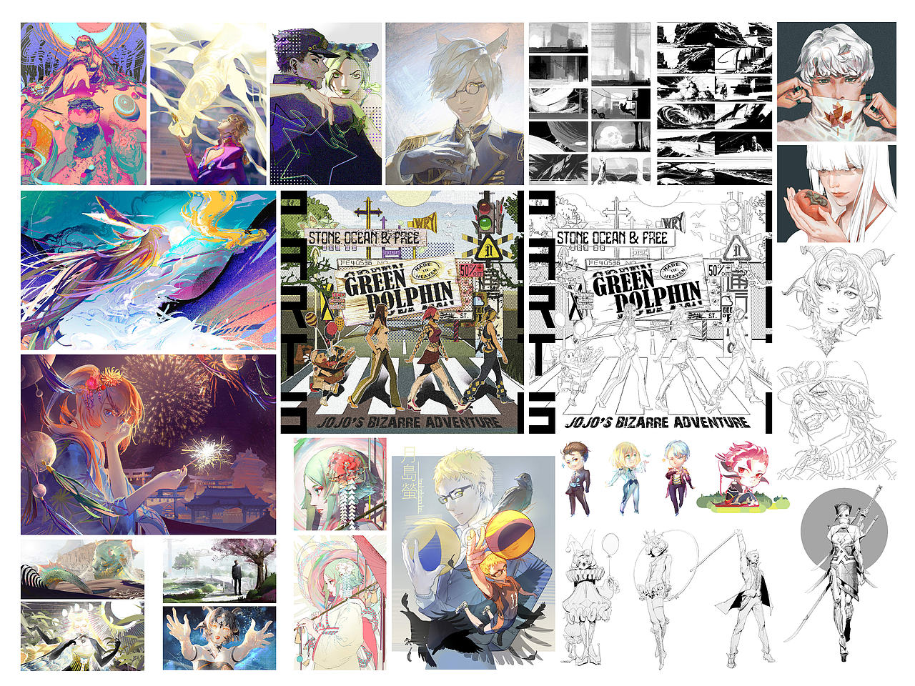 二次元合集（图ZMjM5Nzg4OTA4） - 创作习作 - 站酷设计师织雾安转原创素材 - 站酷ZCOOL