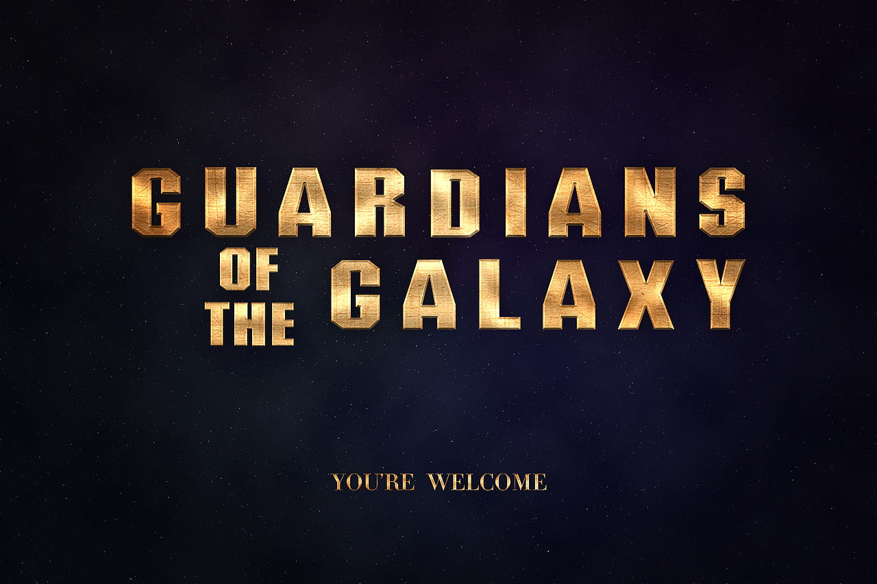 金属字体-黄金立体金属质感字体