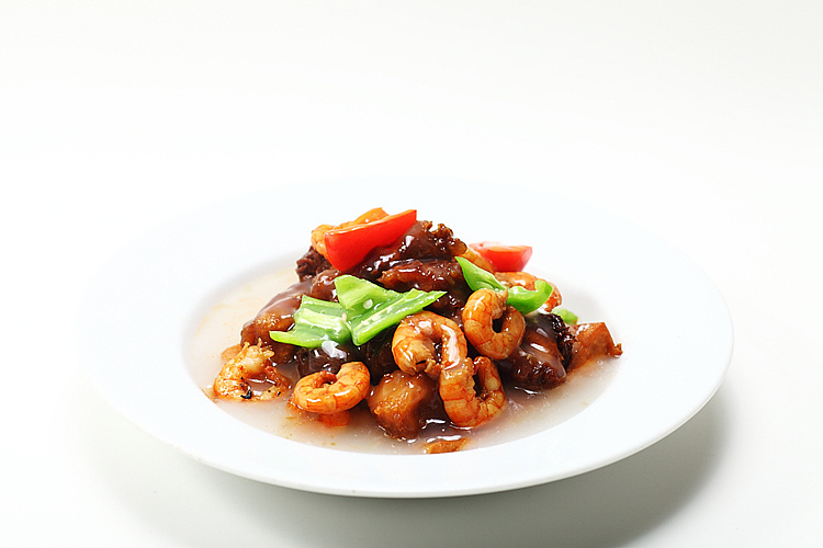 菜男-虾烧猴头菇