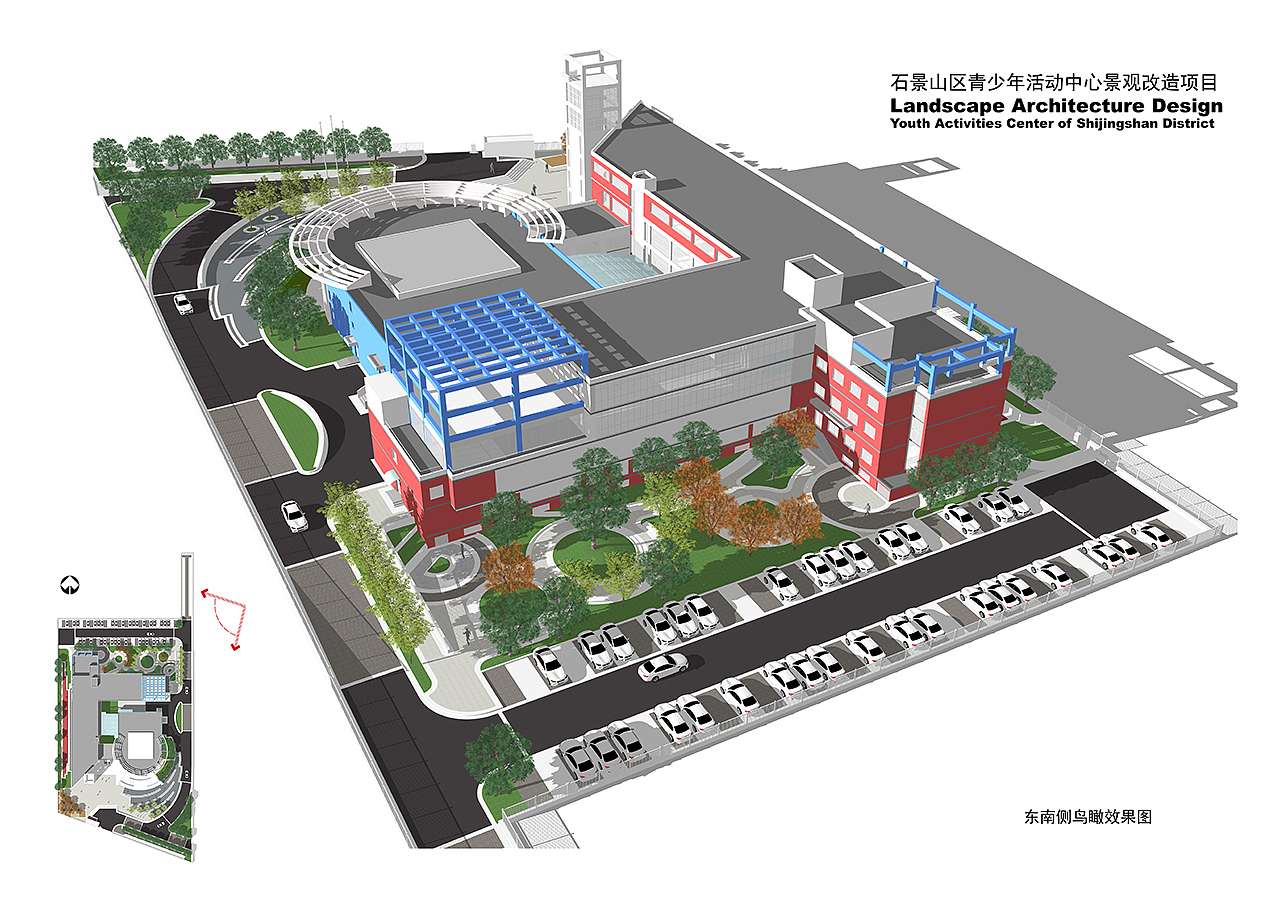 北京.石景山青少年活动中心 skp建模（图ZODI5NzIwNjQ=） - 场景 - 站酷设计师xiaoying666原创素材 - 站酷ZCOOL