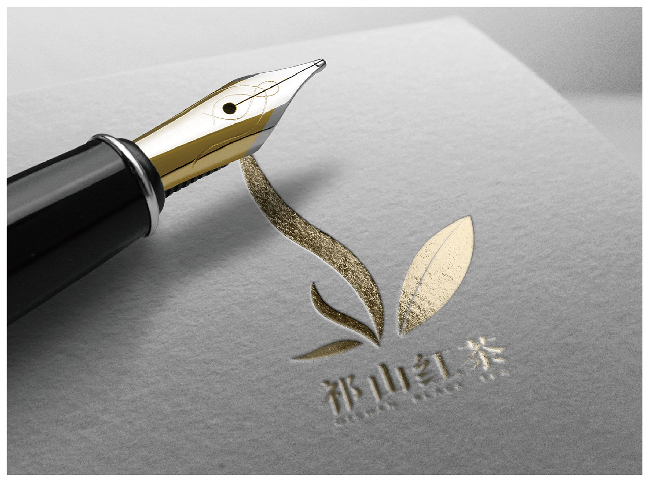 祁山红茶logo提案