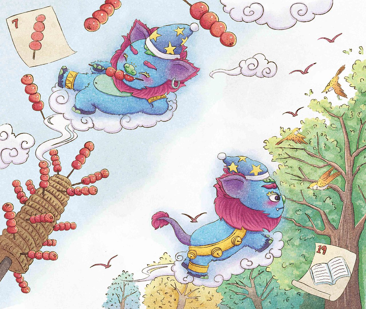 年（图ZMTA2NjY1NTg4） - 儿童插画 - 站酷设计师木星插画工作室原创素材 - 站酷ZCOOL