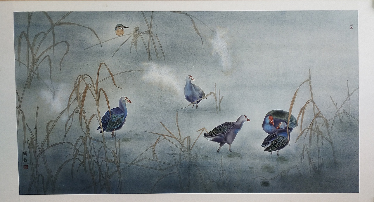 17级中国画专业毕业生作品展(易斯顿美术学院)