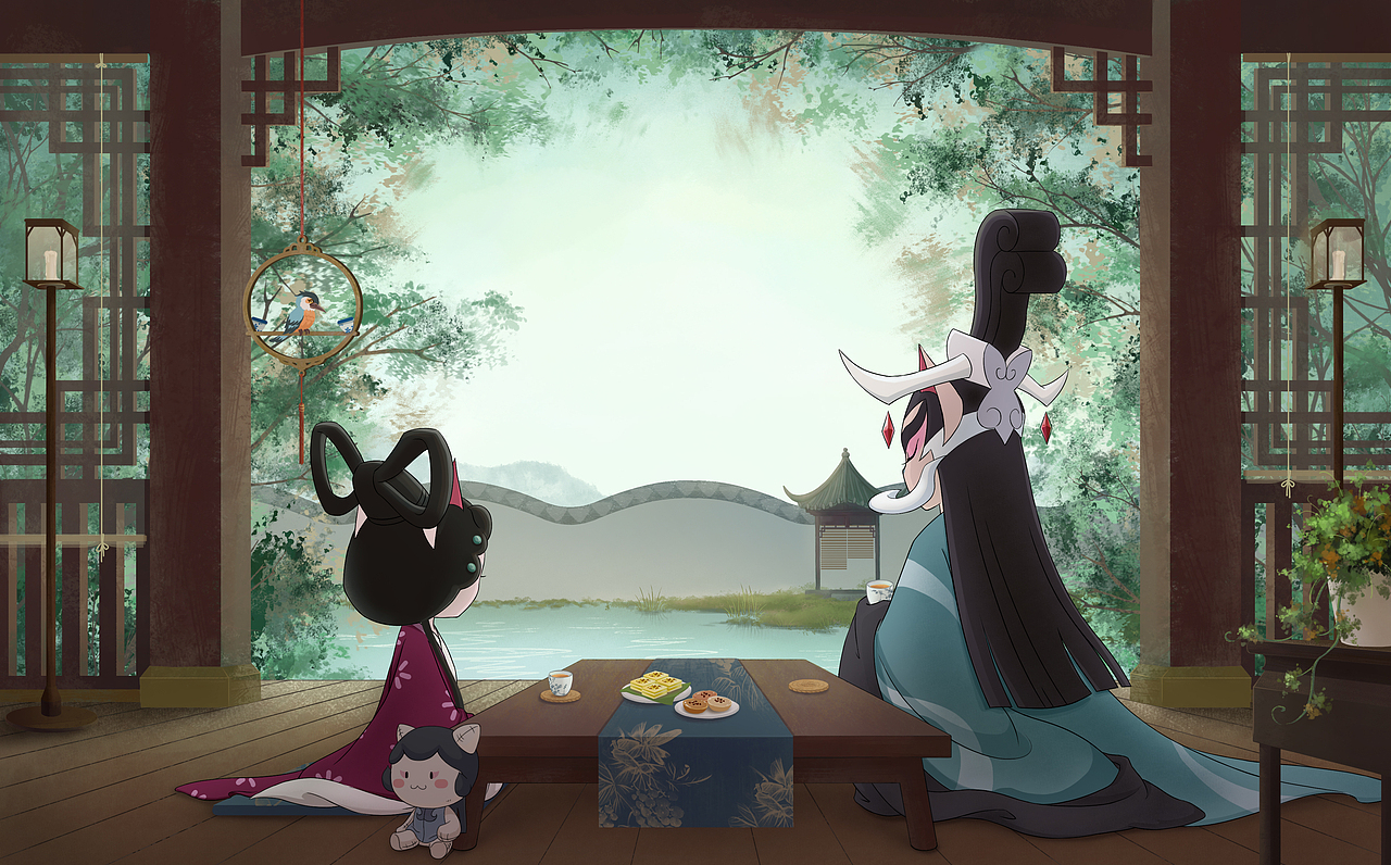 静谧的早晨（图ZMjk1OTg4MDI4） - 创作习作 - 站酷设计师蕨江原创素材 - 站酷ZCOOL