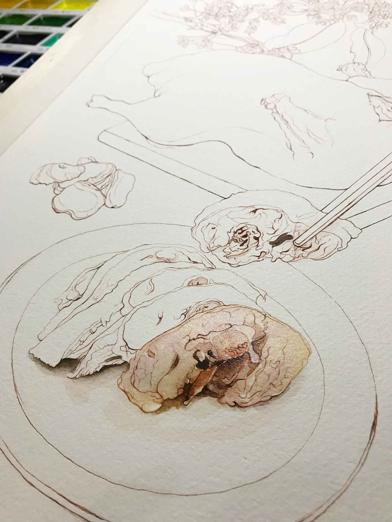 盐水鸭（图ZMTQyNTY3ODYw） - 绘画 - 站酷设计师乐游劉阿原创素材 - 站酷ZCOOL