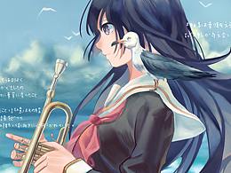 二次元插画海报