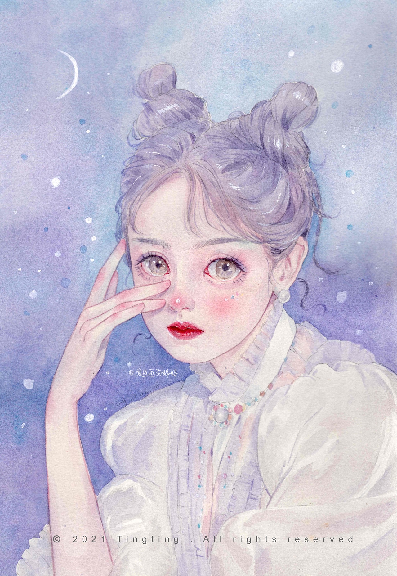 婷婷原创水彩插画 近期作品分享