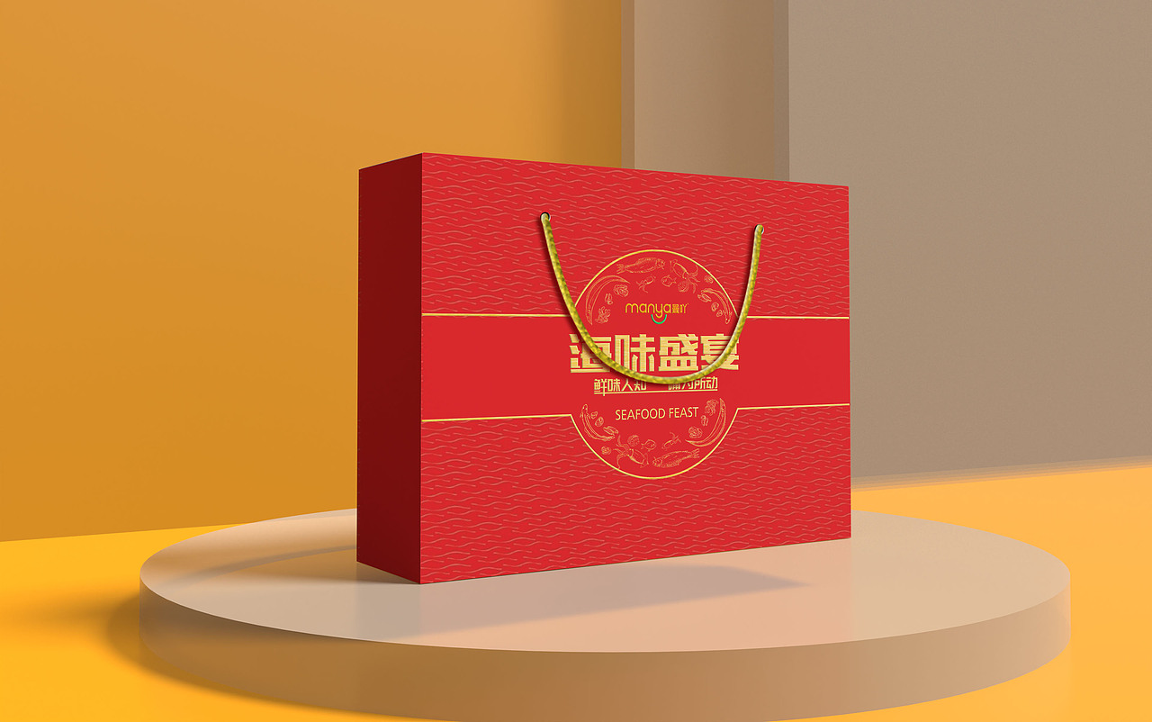 海味盛宴礼盒包装创意(图ZMjY2NTU4Nzgw) - 包装 - 站酷设计师挚爱21克原创素材 - 站酷ZCOOL