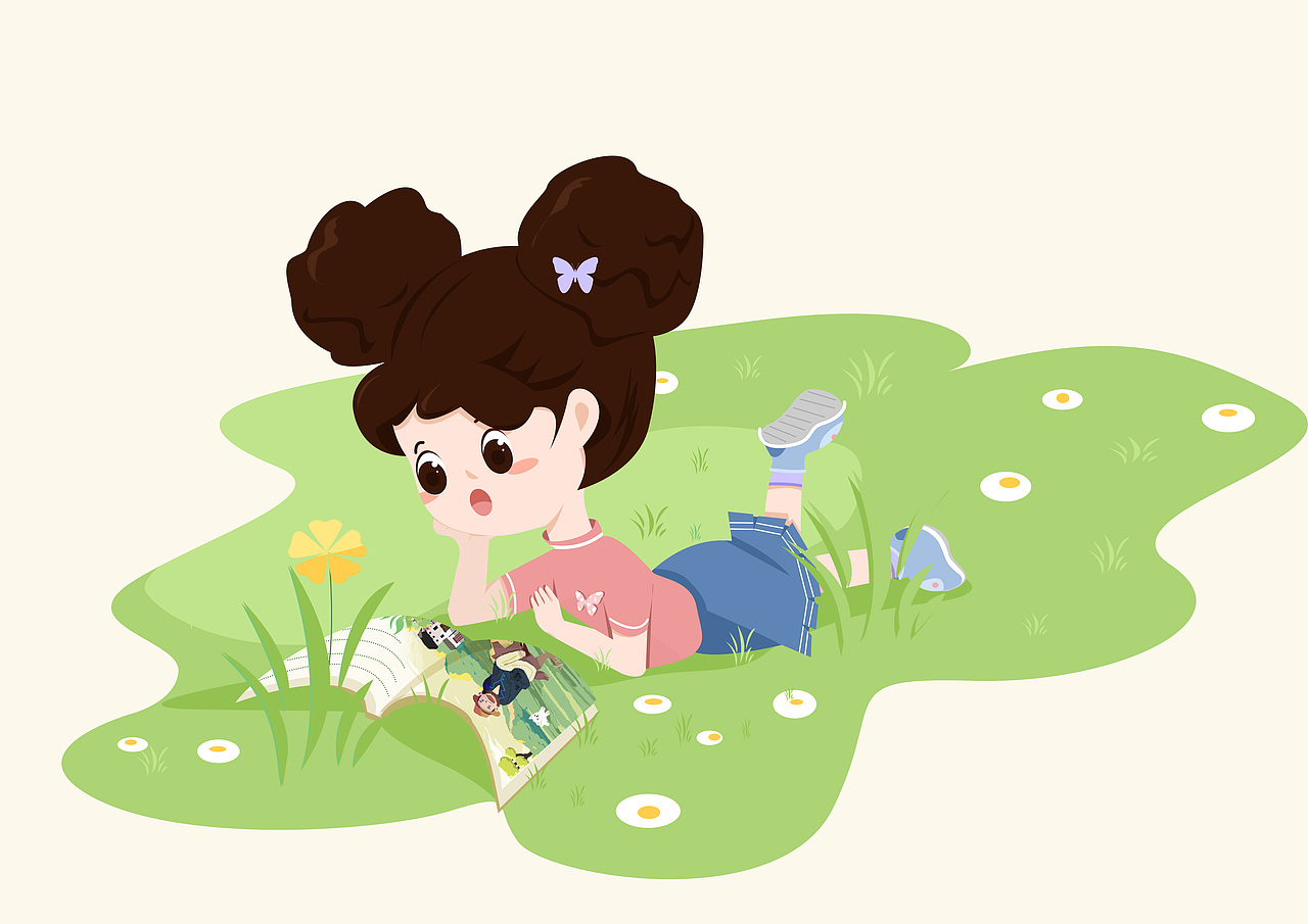 小姑娘（图ZMjI5OTY3MzI4） - 儿童插画 - 站酷设计师元气糖DAWN原创素材 - 站酷ZCOOL