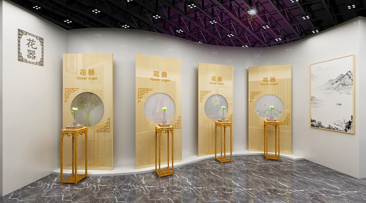 陶瓷展厅设计方案图片