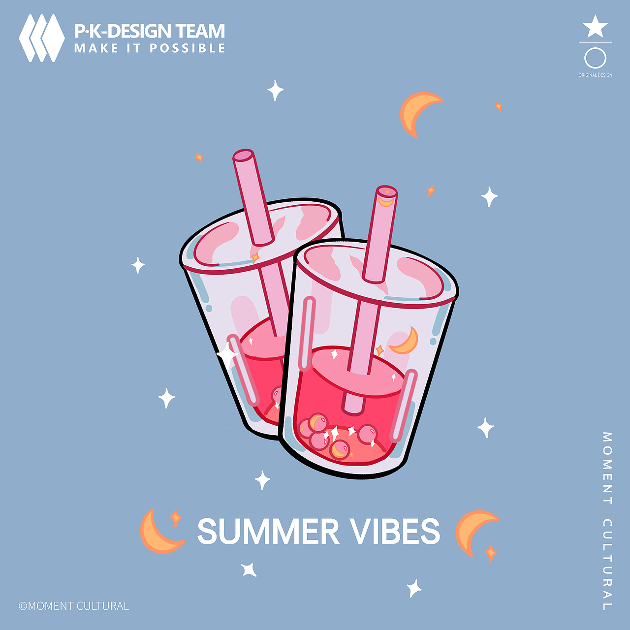 夏日清凉的肥宅快乐水（图ZMjI1NDcxMTQ0） - 艺术插画 - 站酷设计师片刻文创原创素材 - 站酷ZCOOL