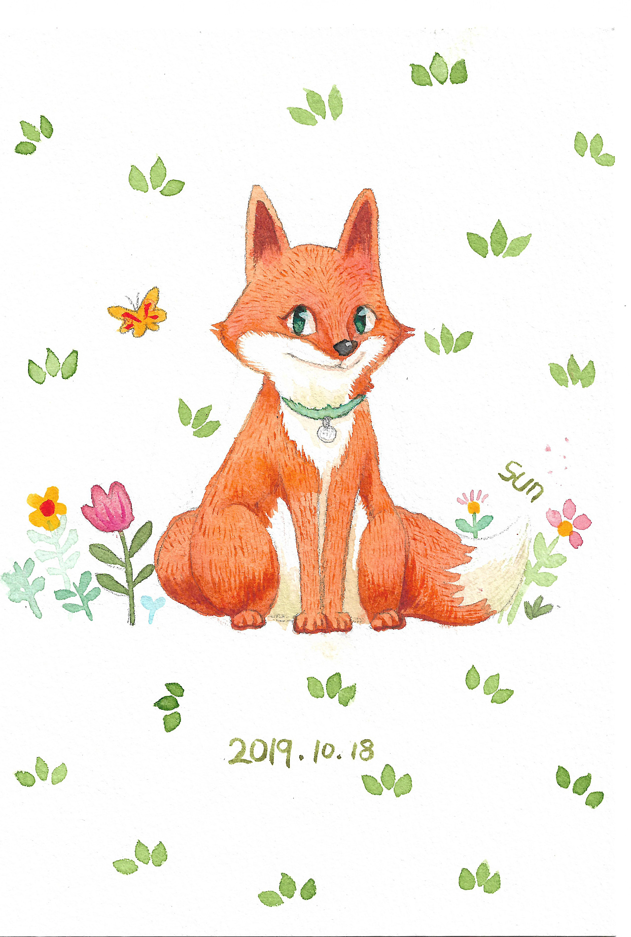 狐狸|插画|新锐潮流插画|浮豆豆 - 原创作品 - 站酷 (zcool)