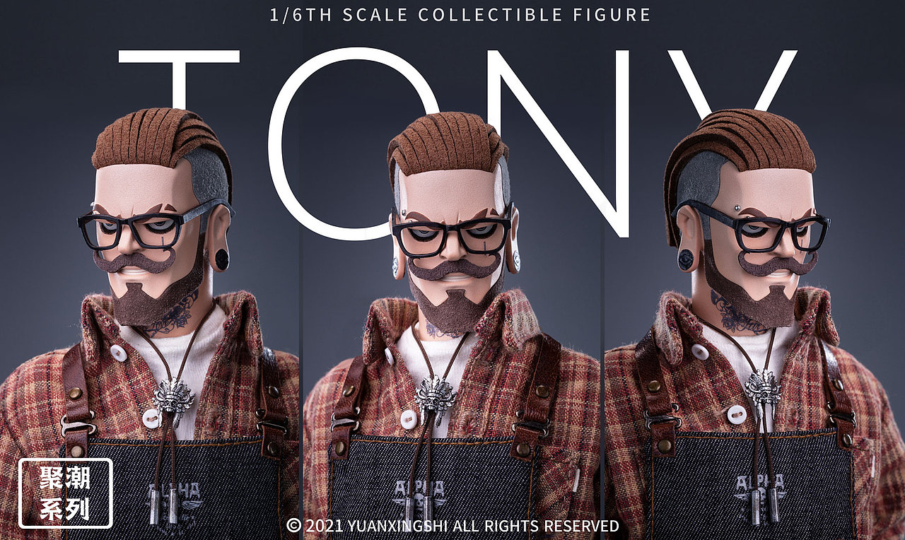 猿行师新品16聚潮系列第一弹油头理发师tony