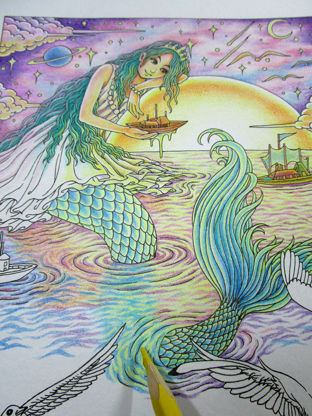 着色海面光源色