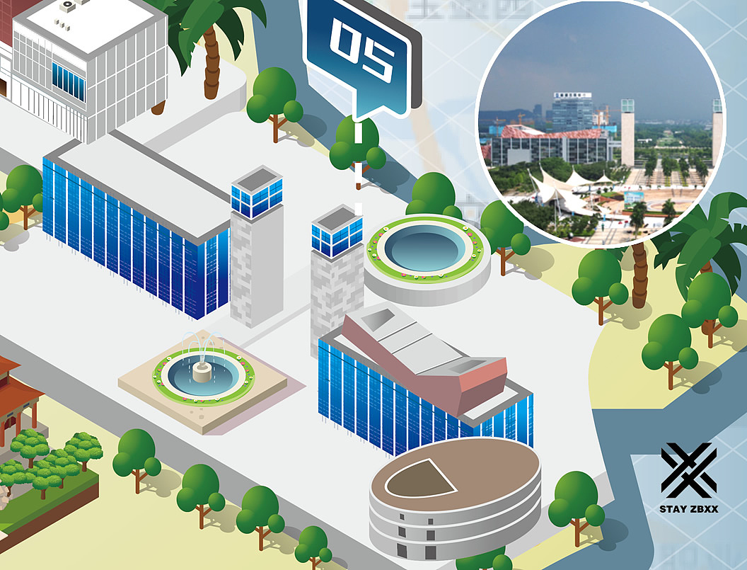 2.5d插画地图|插画|商业插画|rocshang - 原创作品 - 站酷 (zcool)