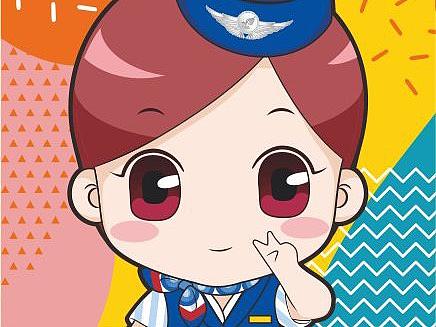 花样空姐-花花表情包（个人主页-ZNTU5OTI0MDQ=） - IP形象 - 站酷设计师二胡原创素材 - 站酷ZCOOL