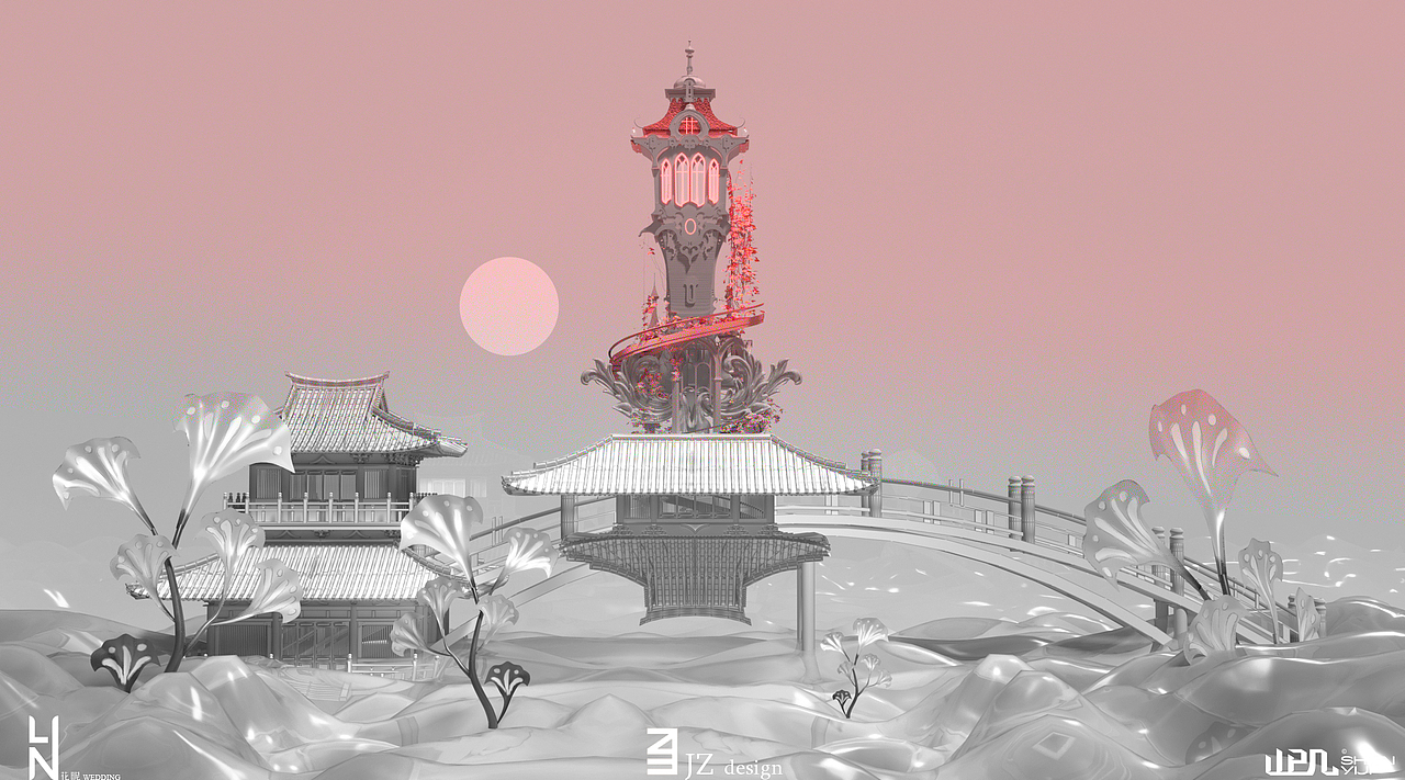 法阁——小景道具设计（图ZMjIyMzUwMjky） - 场景 - 站酷设计师杰纸空间原创素材 - 站酷ZCOOL