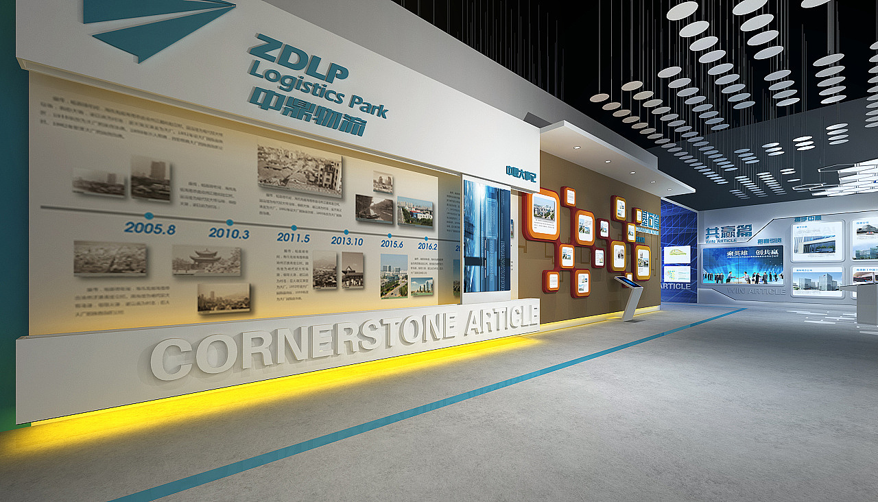 中鼎物流展厅相关/巢派设计（图ZMjM4NzMwMzY4） - 展陈设计 - 站酷设计师巢派展厅设计原创素材 - 站酷ZCOOL