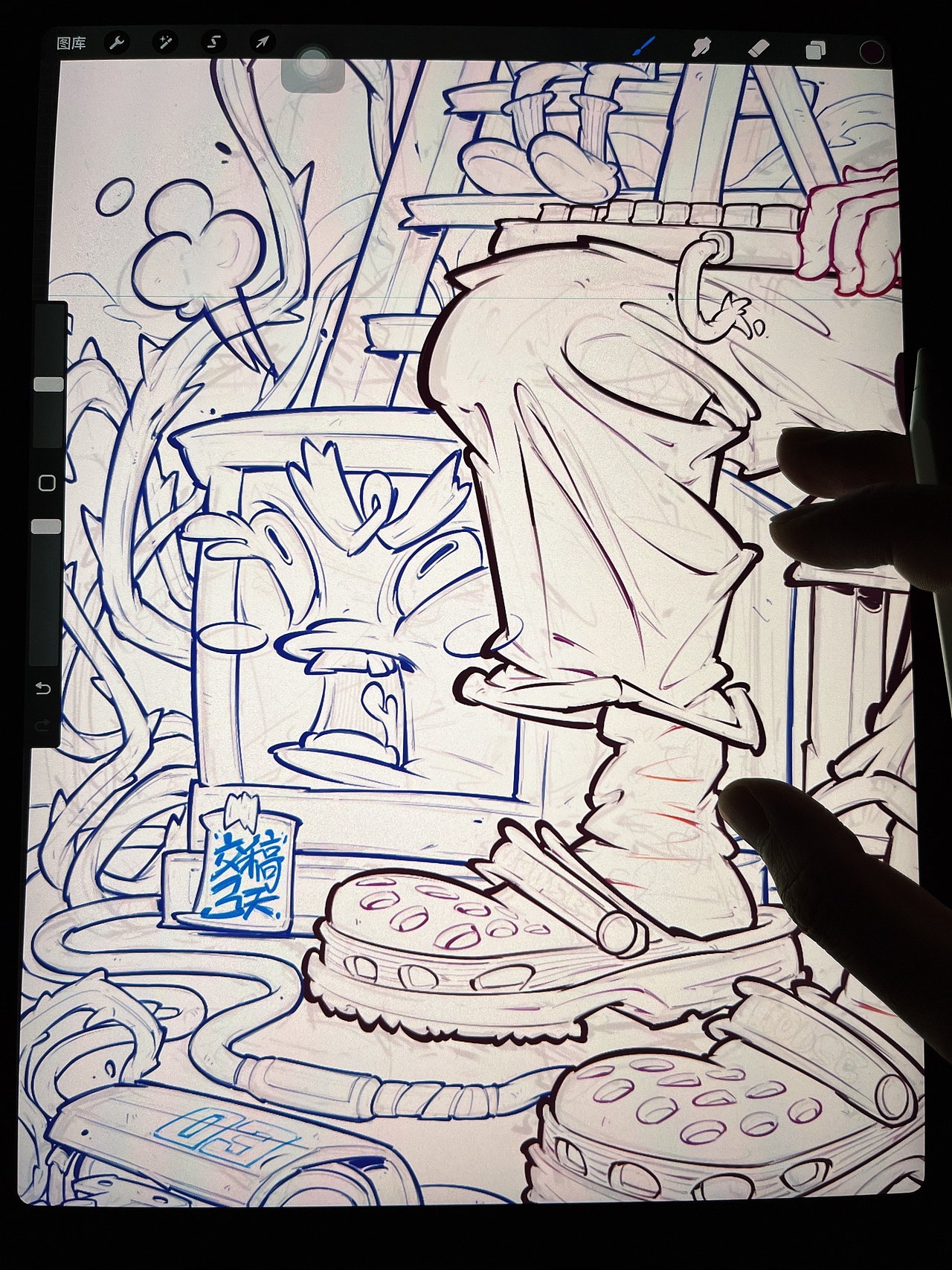 插画｜臆想/交稿日（图ZMzU0NzA3Mjky） - 新锐潮流插画 - 站酷设计师NILone_大树原创素材 - 站酷ZCOOL