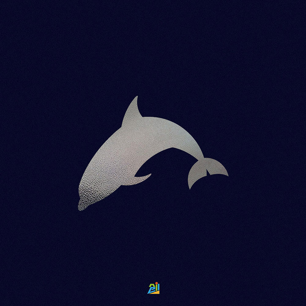 一款海豚形象设计练习小作品