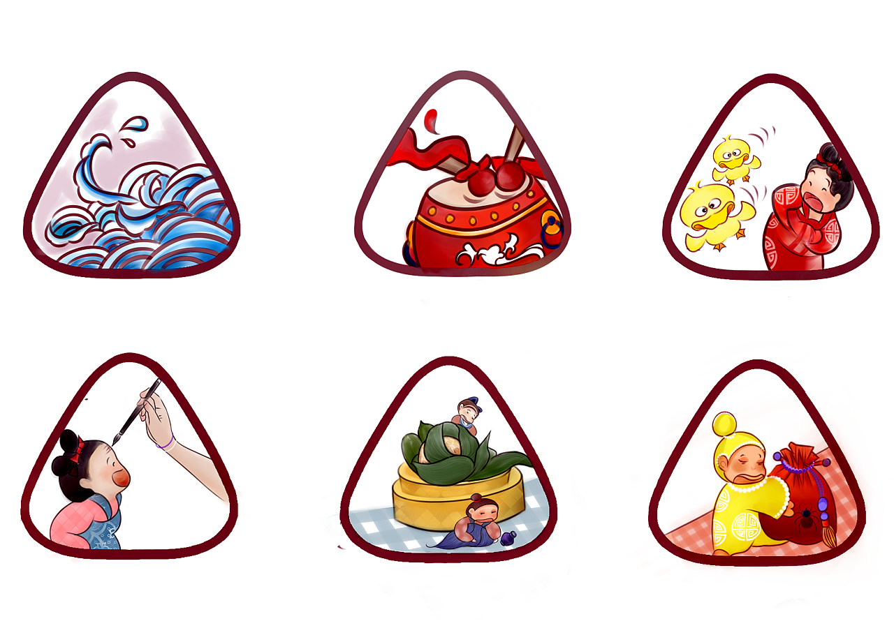 端午安康|平面|图案|余蓝 - 原创作品 - 站酷 (zcool)