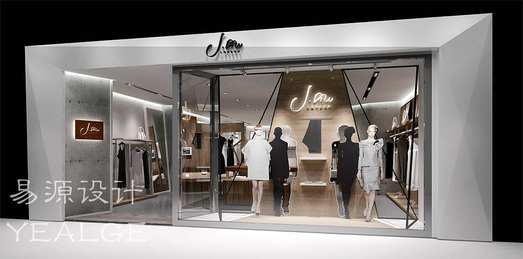 男装店面装修设计|服装店面装修设计|店面装修设计效果