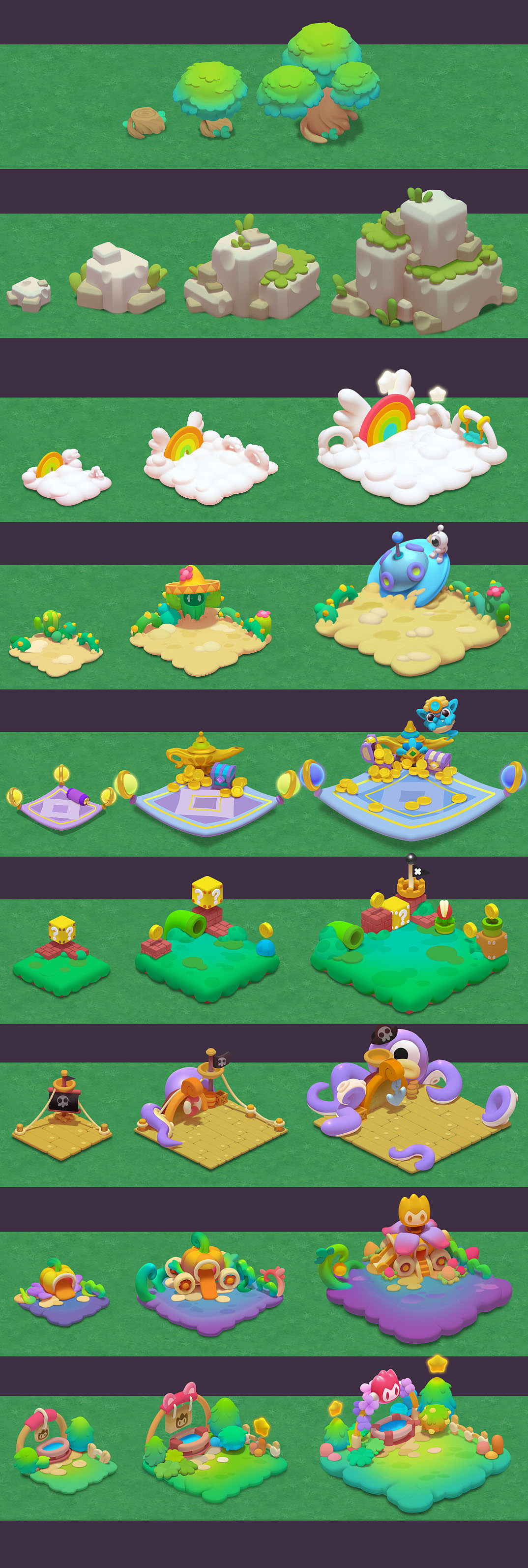 为公司制作的游戏封面和一组建筑（图ZMTU3MDIwODA4） - 游戏原画 - 站酷设计师ZDDM原创素材 - 站酷ZCOOL