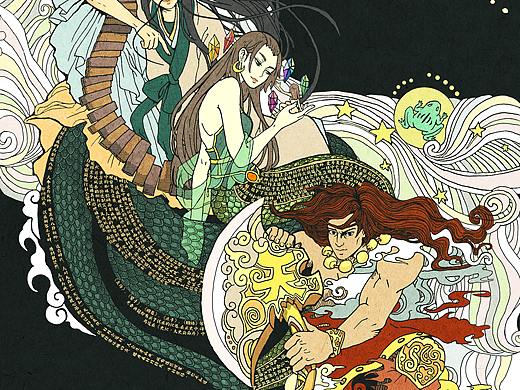 论神说·系列文字插画