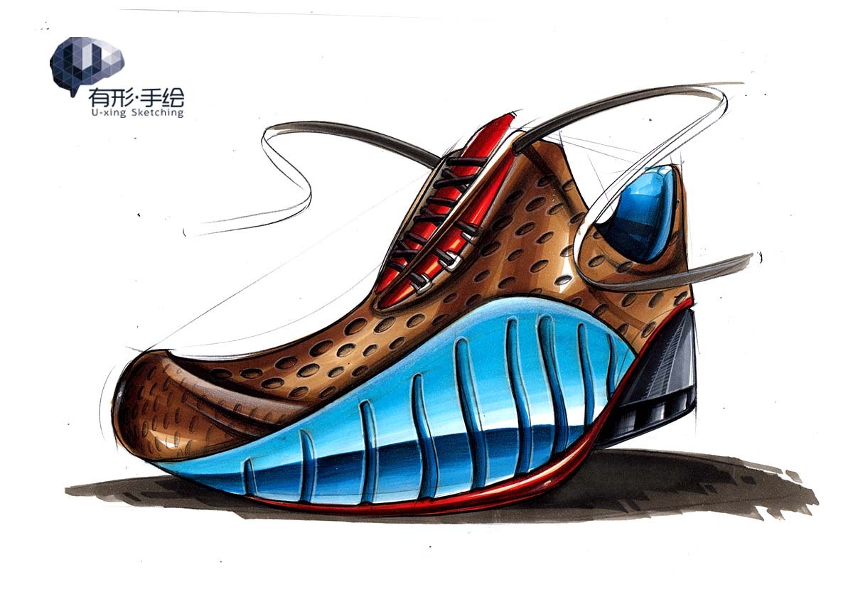 手绘鞋履效果图|服装|鞋类|SoooooLo - 原创作品 - 站酷 (ZCOOL)