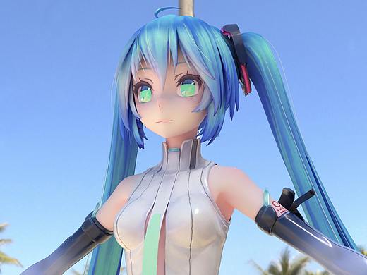 學(xué)習(xí)周 MMD 1 導(dǎo)入渲染測試（個人主頁-ZMjcwODM2NzY=） - 人物/生物 - 站酷設(shè)計師博麗西瓜原創(chuàng)素材 - 站酷ZCOOL