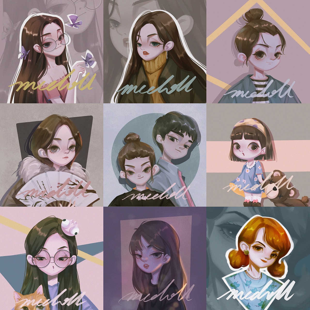 有点晚的2019年终总结（图ZMTkzMzQyMDI4） - 商业插画 - 站酷设计师mcdoll_麦兜原创素材 - 站酷ZCOOL