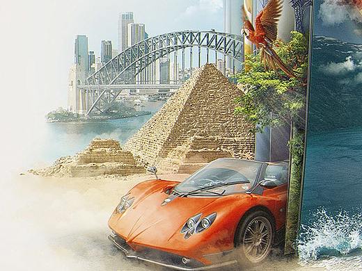旅游宣传微信海报