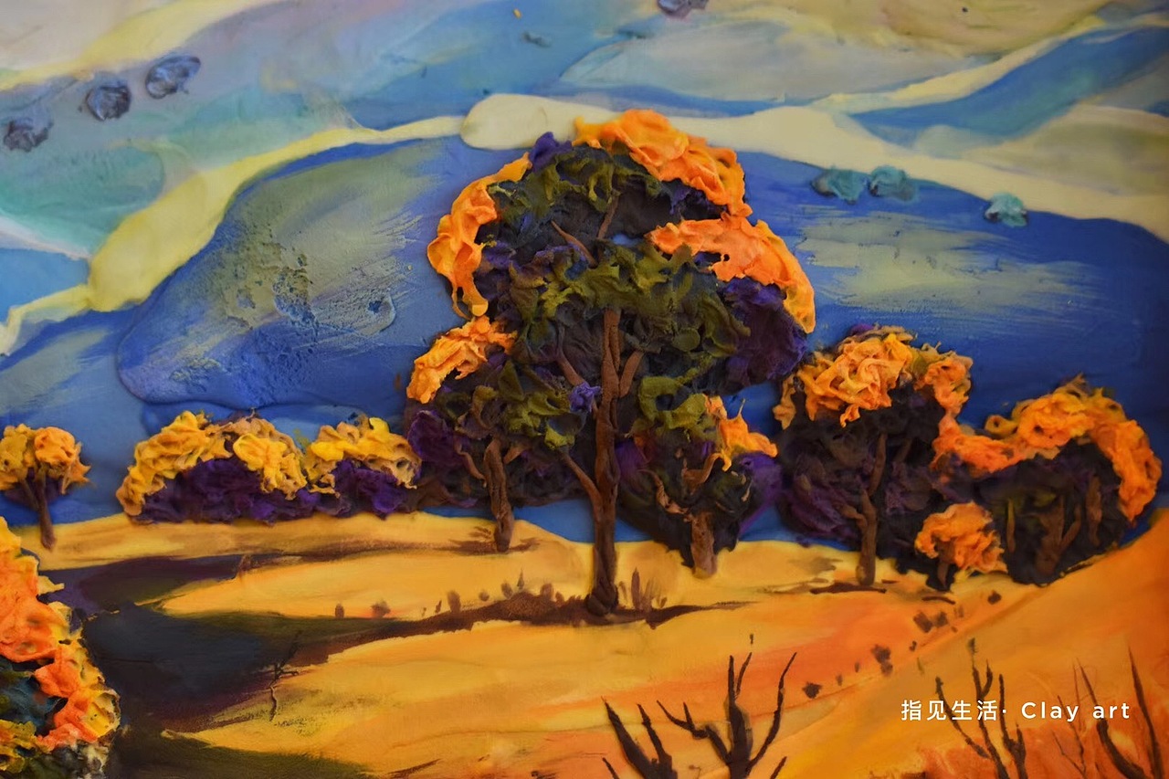粘土浮雕画