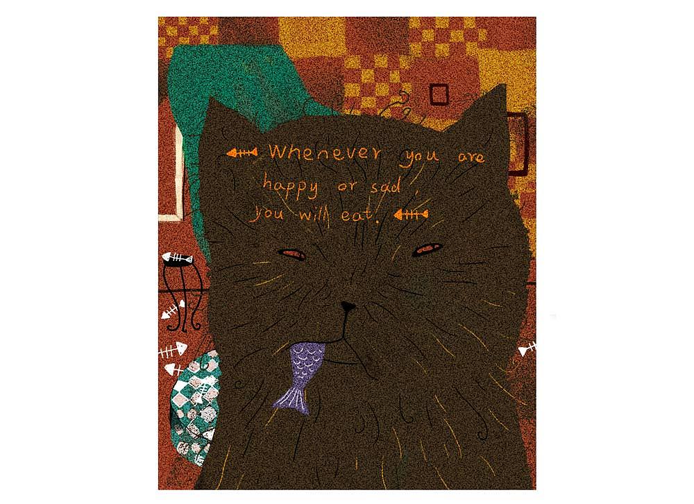 不管开始或是悲伤,just eat