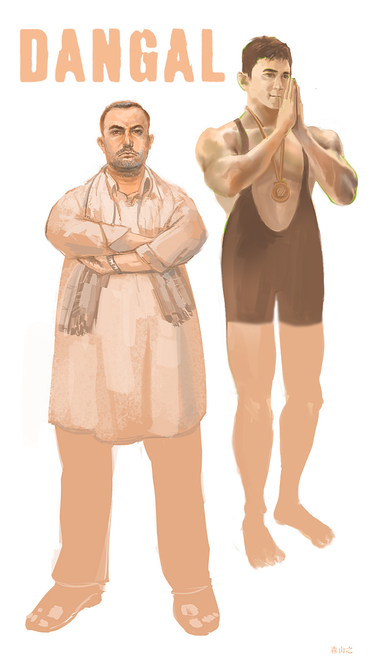 摔跤吧爸爸,29岁和55岁的阿米尔汗