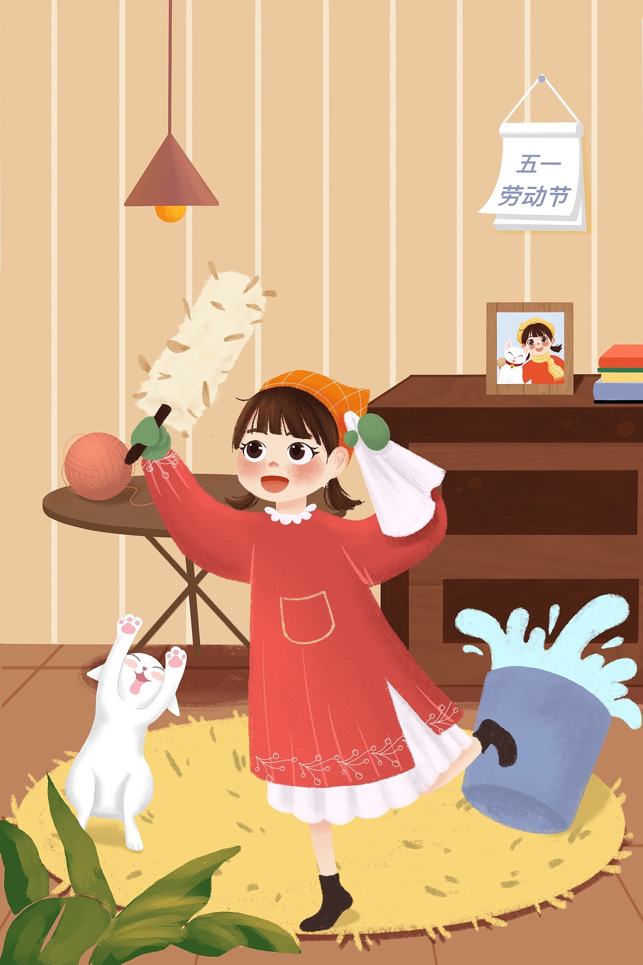 插画|五一劳动节