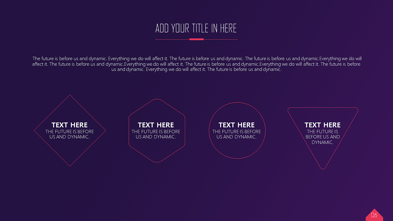 宅寂系列63：极简线条渐变背景扁平互联网总结报告PPT模板