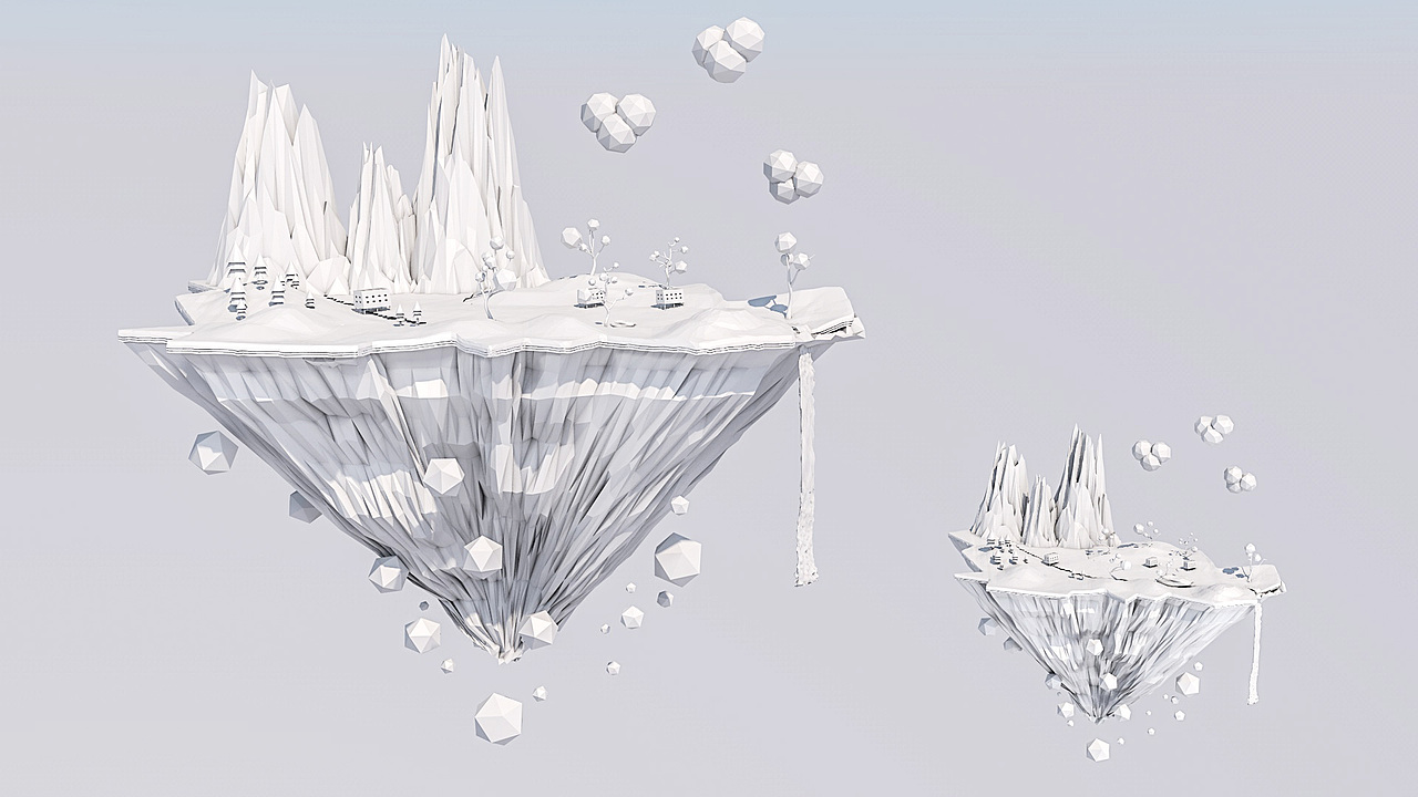 low poly 低边形 练习（图ZMTUwMTQzMTAw） - 其他三维 - 站酷设计师lost迷途原创素材 - 站酷ZCOOL