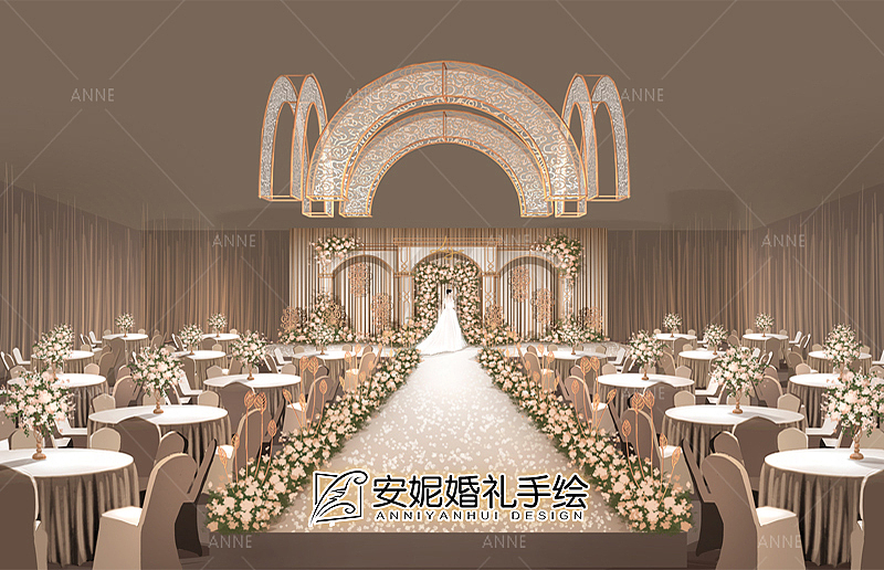 明 | 安妮婚礼手绘