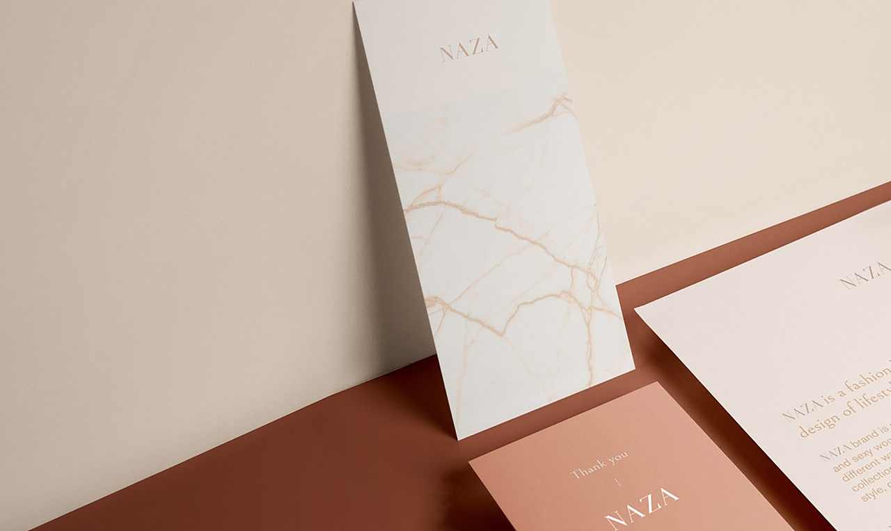 字體極簡化，塑造大牌感 | NAZA時尚女裝（圖ZMjMwODI3NTEy） - Logo - 站酷設(shè)計師腦洞星球策略設(shè)計原創(chuàng)素材 - 站酷ZCOOL