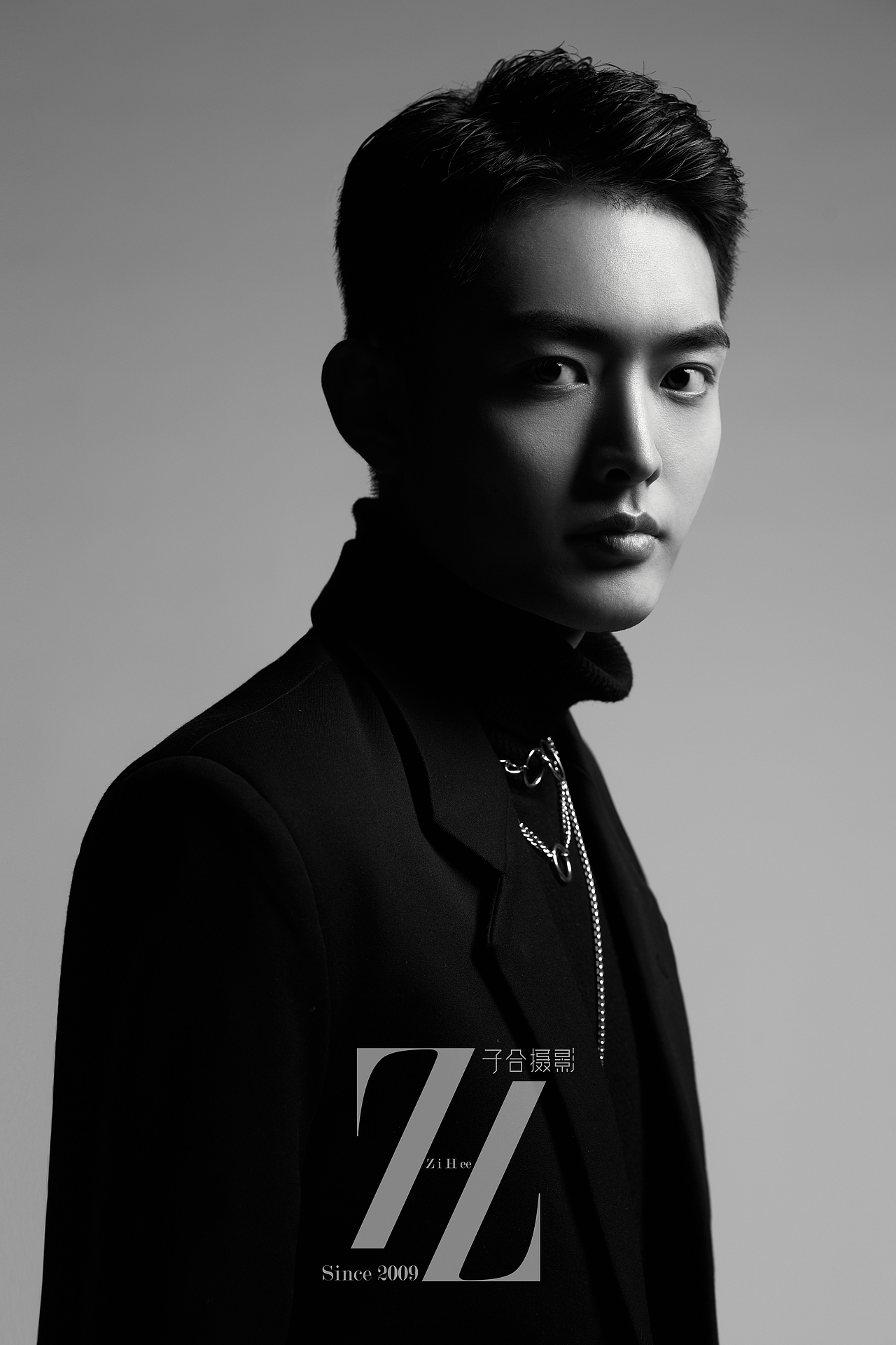 男生最适合的黑白肖像写真/帅到没朋友