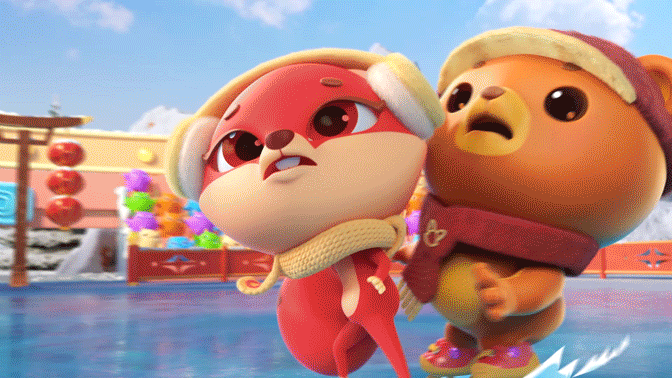 开心消消乐：这个春节，一起上开心乐运会为冰雪助威（图ZMjg2NDI4ODAw） - 动画/影视 - 站酷设计师INFINI映纷创意原创素材 - 站酷ZCOOL