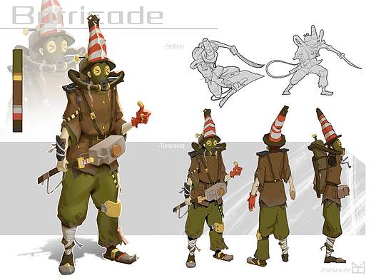 路锥-BARRICADE（个人主页-ZNDIzNzY3MzI=） - 概念设定 - 站酷设计师六月底刷彩原创素材 - 站酷ZCOOL