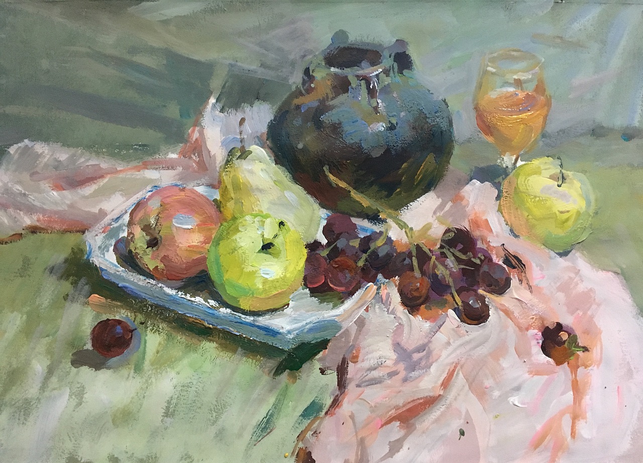 瓶瓶罐罐 花花绿绿|纯艺术|绘画|董春建_原创作品-站酷zcool