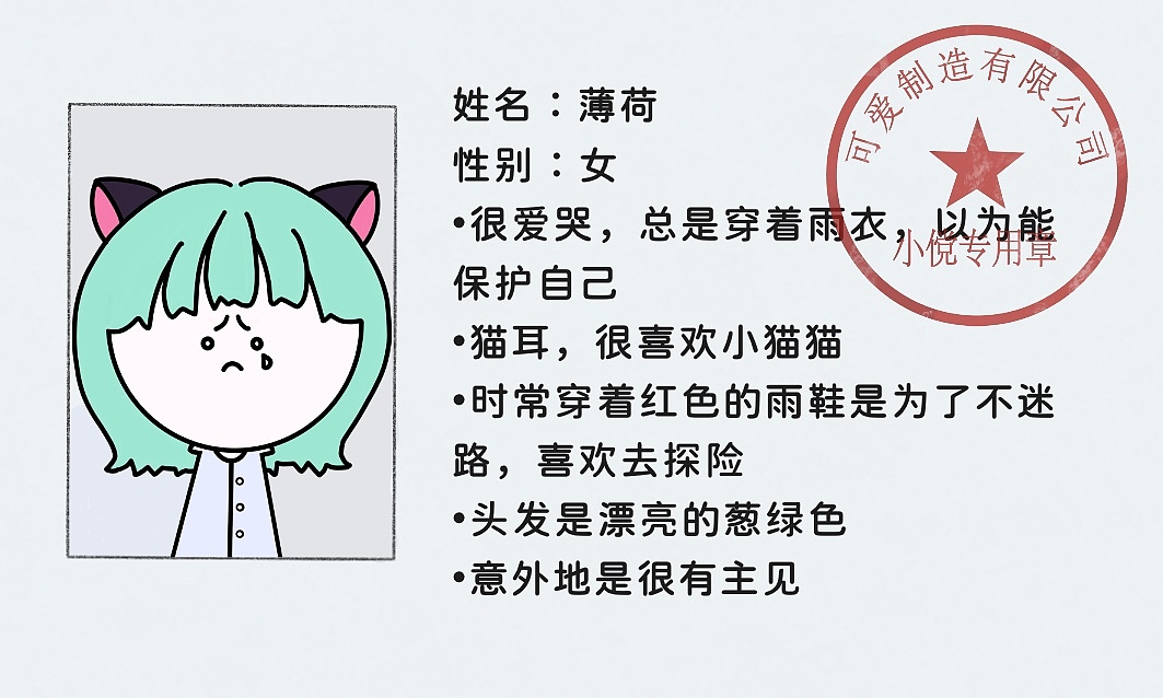 三种人格的人物IP形象设计