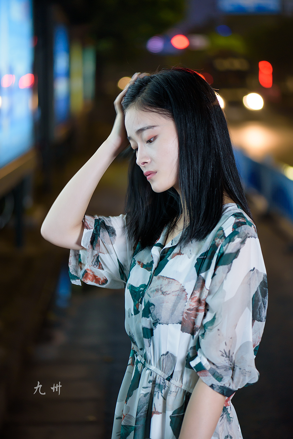 星光大道夜景人像