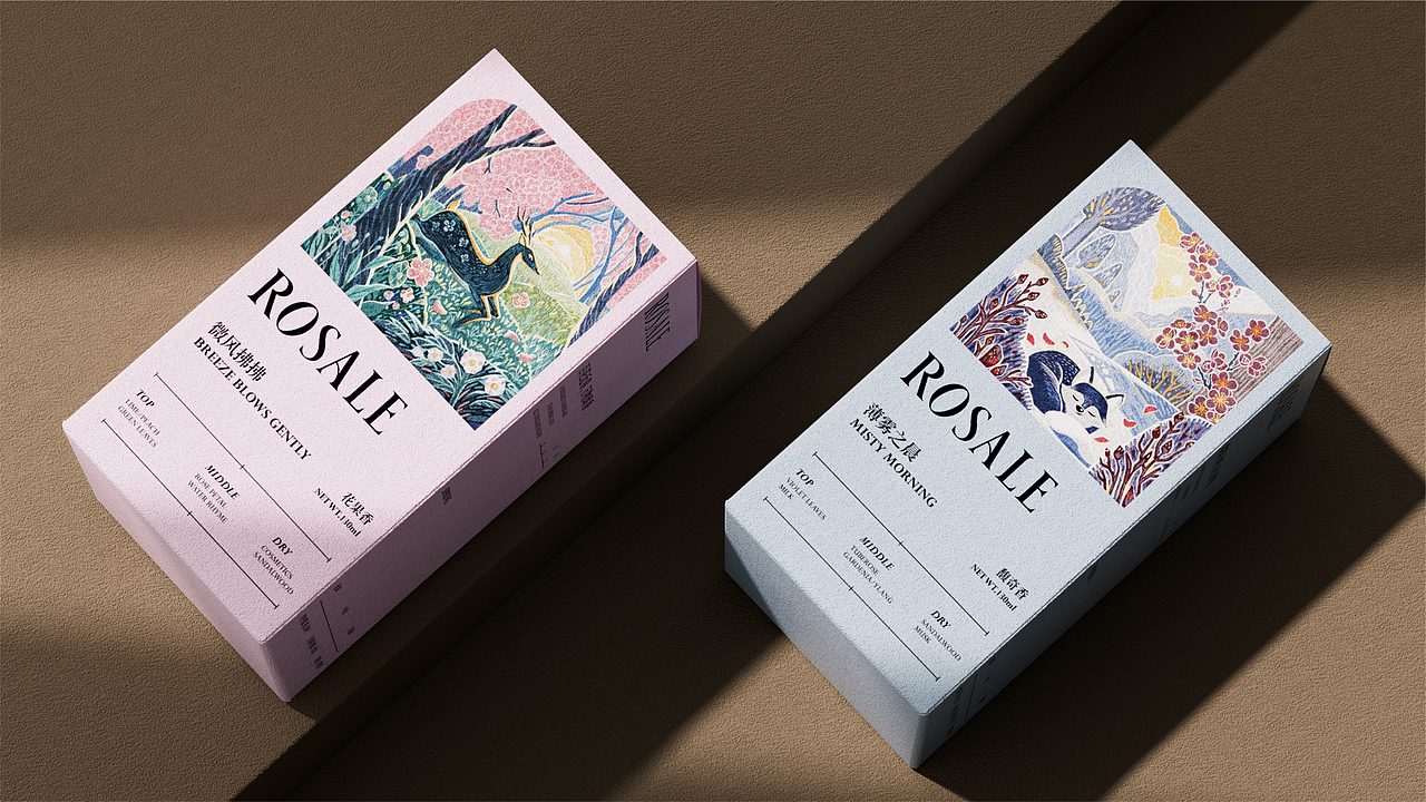 ROSALE香薰包装设计（图ZMzIyNjk2ODg4） - 品牌 - 站酷设计师胡晓波设计原创素材 - 站酷ZCOOL