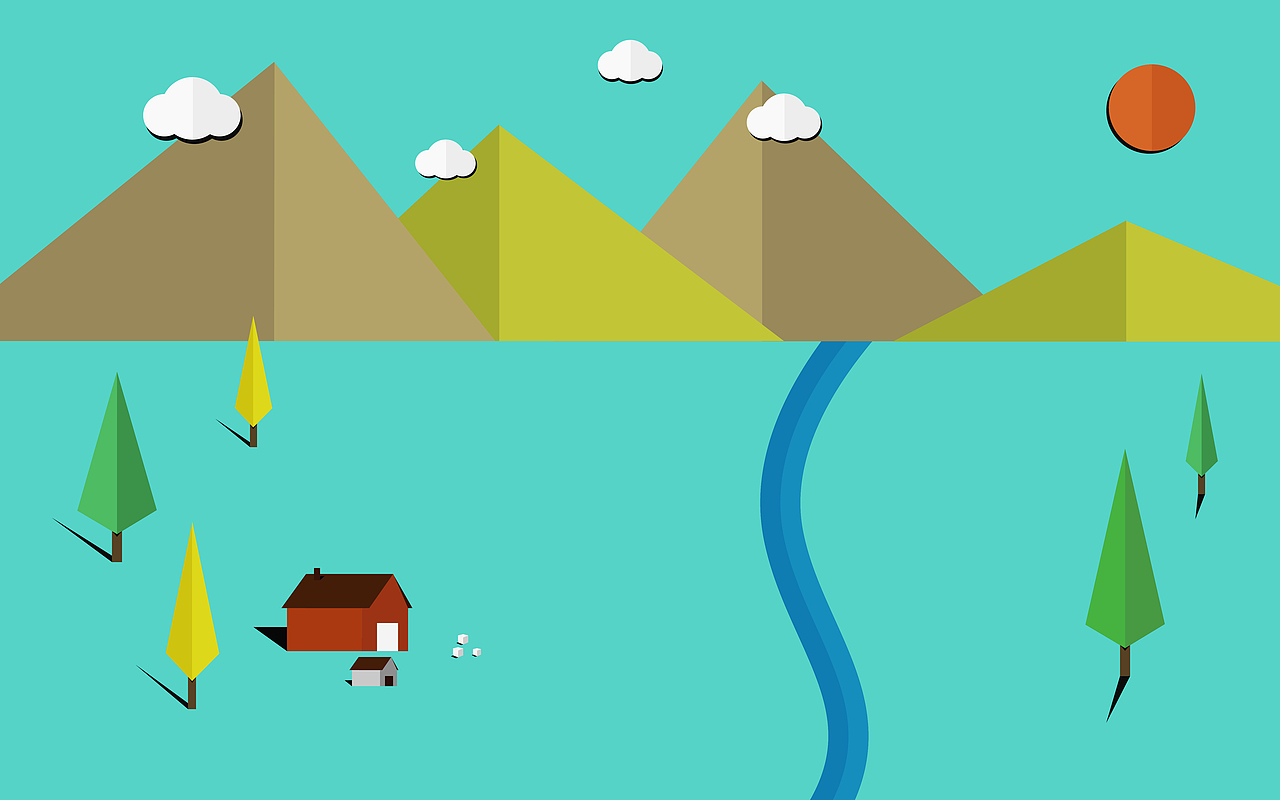 简单山水（图ZMjExOTA0ODQ=） - 图案 - 站酷设计师Thtrees原创素材 - 站酷ZCOOL