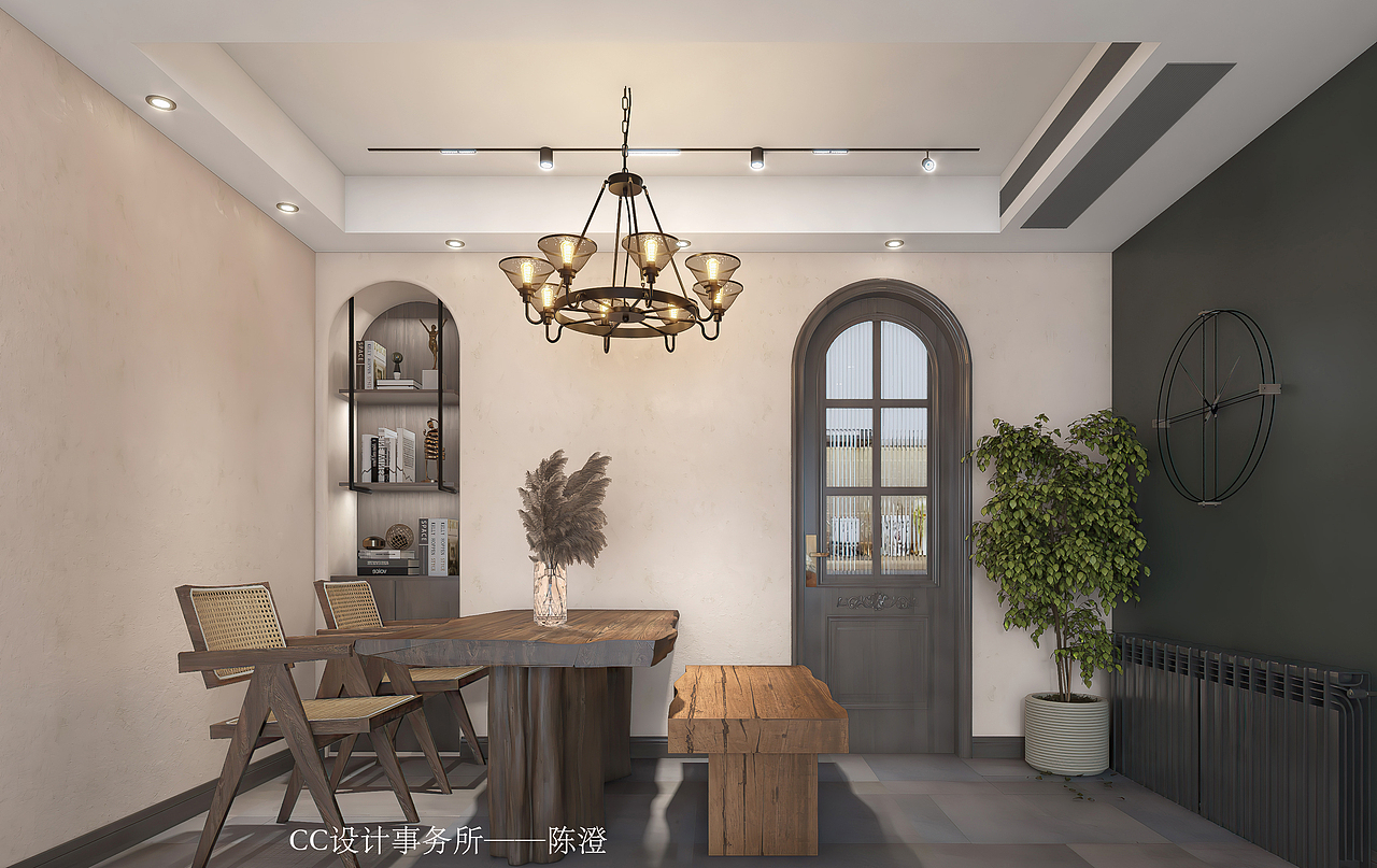 《CC设计事务所》 保利城——侘寂混搭（图ZMjYzODUxMDQ0） - 家装设计 - 站酷设计师湖南澄舍建构原创素材 - 站酷ZCOOL